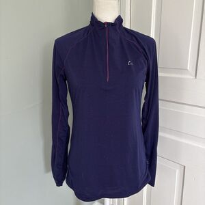 PARADOX Dri Release Medium Women Merino Wool Blend 1/2 Zip Athletic Pullover